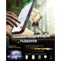 TOCOL Coque pour iPhone 17 Pro Max, Compatible avec MagSafe, Noir | Anneau Magnétique Intégré, Protection de l'objectif Amélioré