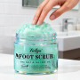 Liillya Gommage Corps & Pieds Naturel au Sel Marin, Arbre à Thé & Menthe Poivrée – Exfoliant Hydratant pour Peau Sèche, Talons &