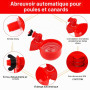 Dengthrive 14 Pcs Abreuvoir Automatique Poule Abreuvoir Poules 2 Forets | Distributeur Eau Poule Étanche Abreuvoir Poules Automa