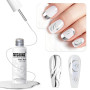 Vishine Gel Liner Nail Art Métallique Argent Or Bronze 2pcs – Effet Chrome Miroir 3D, Vernis Gel de Traçage avec Pinceau Fin pou