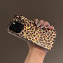 Reownest Coque pour iPhone 18 Pro Max Cute Motif de Léopard Guépard-Or | Mignonne Vintage Léopard Esthétique Design, Souple Pail
