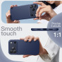 JETech Coque Silicone pour iPhone 17 Pro, Bleu Foncé | Toucher Soyeux, Étui Housse Protection Antichoc, Résistant aux Rayures, D