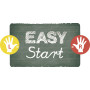 STABILO EASYsharpener- Taille crayon ergonomique - avec réservoir - blister x 1 - bleu - Droitier