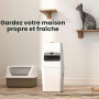 Neakasa PooGuard Poubelle à litière pour Chat, déjections Canines et Couches, avec fenêtre de visualisation, Ouverture Plus Larg