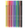 Westcott STORYLINER Fineliner Mix 10 Pièces | Fineliner haut de gamme avec une largeur de trait de 0,4 mm | Trait précis, pointe