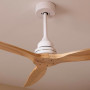 Cecotec Ventilateur de plafond EnergySilence Aero 590. 70 W, Télécommande et minuterie, faible puissance, 3 lames de diamètre 52