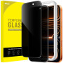 JETech Verre Trempé Anti-Espion pour iPhone 17 Pro Max, Lot de 2 | 9H Protection D'écran, Outil d'Installation Facile, Design An