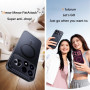 STARRYNOVA Coque Magnétique Compatible avec Xiaomi Poco F9 Ultra, Noir | Étui Compatible avec Chargement sans fil TPU Souple Bum