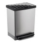 TATAY Poubelle Cuisine avec Pédale 25 L, pour Sacs 30 L, 33,5 x 31 x 42 cm | TATAY Poubelle Cuisine avec Pédale 25 L | pour Sacs