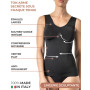 Risalti Débardeur Femme Galbant Et Modelant - Top Femme Bretelle Large, Débardeur Microfibe Sans Couture, Plus Doux En Coton - M