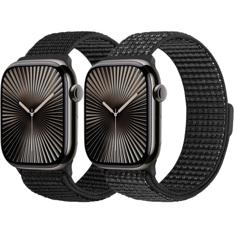 YONGBB Compatible avec Apple Watch Bracelet 38mm 40mm 41mm 42mm 44mm 45mm 46mm 49mm Bracelets pour iWatch Series 11 10 9 8 7 6 5
