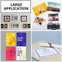 Inkuway 300gsm Papier Photo Brillant Épais A4 100 Feuilles - Kraft Papier pour Imprimante Jet d'Encre, Pour l'Impression d'Œuvre