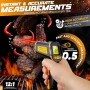 Thermomètre Infrarouge -50℃~600℃ Thermomètre Laser Numérique Sans Contact pour Cuisine, Pizza, Four, Réfrigérateur, Aliments, Ré