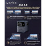 Proyector Portátil Wanbo 2025 Mozart 1 Pro- 1200 Lúmenes- Full HD- HDMI- WiFi- Azul Oscuro
