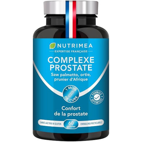 Protection de la Prostate & Confort Urinaire | Complexe d'Actifs Naturels | Efficace contre l’HBP et les Mictions | Ortie, Palmi
