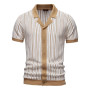 FASHPOOYS Polo à manches courtes pour homme