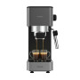 Cecotec Machine à Café Expresso Manuelle Cafelizzia 690 Grey. 1230-1465 W, Pompe 20 Bars, 1 ou 2 Tasses, Buse Vapeur, Réservoir 