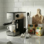 Cecotec Machine à Café Expresso Manuelle Cafelizzia 690 Grey. 1230-1465 W, Pompe 20 Bars, 1 ou 2 Tasses, Buse Vapeur, Réservoir 