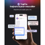 TOPDON TopScan Master Valise Diagnostic Auto Bluetooth avec Assistant IA | OBD2 Diagnostic Voiture Multimarque Bidirectionnel av