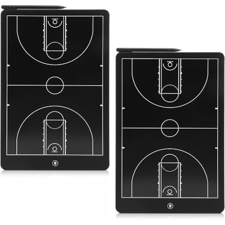 ZEMBSOYA LCD Elctronic Tableau tactique de basket-ball avec stylo tactique, planche de dessin tactique effaçable pour football,