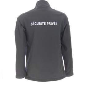 ATEQ UNIFORME Softshell Sécurité Privée Noir 3 Couches