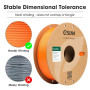 eSUN PLA Basic Filament 1.75mm 1KG (2.2 LBS) pour 3D Imprimante,Orange | Précision Dimensionnelle +/- 0.05mm