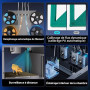 Flashforge Creator 5 Imprimante 3D, 4 Têtes Indépendantes, Multicolore | Zero Purge Waste, 600mm/s Haute Vitesse, Multi-Matériau
