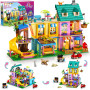 HOGOKIDS Friends Maison de Famille avec LED pour Filles et Garçons de 8 Ans | Set Maison de Jeu d'Imitation 3 Styles avec 4 Anim