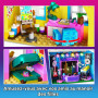 HOGOKIDS Friends Maison de Famille avec LED pour Filles et Garçons de 8 Ans | Set Maison de Jeu d'Imitation 3 Styles avec 4 Anim
