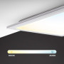 B.K.Licht - Panneau LED avec télécommande, à intensité variable, dalle led, plafond, plafonnier led, lustre salon et cuisine et