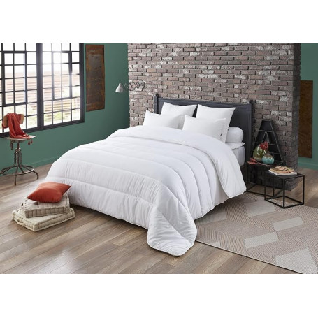 DODO - Couette Chaude Arizona 220 x 240 cm - Fibre Circul'Air Recyclée | 400g/m² - Ultra Douce - Enveloppe Polyester - Lit 2 Per