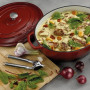 kela Cocotte en fonte ovale 9,3 litres, induction Cocotte en fonte avec couvercle, convient au four CALIDO, fonte émaillée