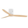 Orbegozo CF 170132 Ventilateur de plafond 35 W très silencieux, 3 pales ABS design bois naturel, 6 vitesses, changement de rotat