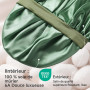 Umisleep Bonnet Soie Cheveux Nuit 22 Momme, Doublure Soie de Mûrier, Doux | 100 % Soie 6A, Double Couche, Grande Taille pour Che