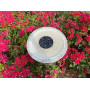 Jsdoin Fontaine Solaire Exterieure de Jardin, Pompe avec 7 Buses Abreuvoir Oiseaux Exterieur, Bains d'oiseaux, Etangs,Patio,Déco