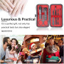 URAQT Kit Manucre Pedicure, 7pcs Ensemble de Coupe-Ongles Professionnel | Coupe-Cuticule en Acier Inoxydable, Kit de Manucure de