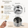 2 Pièces Boîtier Canette Universel Métallique, pour Machine à Coudre 22 mm | 22 mm Boîtier Canette Machine à Coudre en Acier Ino