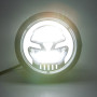 Phare moto 6.41inch LED Phare avant pour Cafe Racer bobber Chopper avec DRL (lumière blanche DRL)