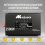 Convertisseur Pur Sinus 2500W/5000W 12V 220V Onduleur Transformateur | 2 Prises EU Courant Alternatif, Ports USB + Type-C, Téléc