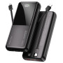 Power Bank Chargeur Portable 20 000 mAh 22,5 W avec câbles intégrés USB-C PD3.0 QC4.0 avec écran LCD pour iPhone 17 16 15 14 13 