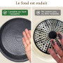 GiPP 15 PCS Batterie Cuisine en CéRamique AntiadhéSive et Poignee Amovible | Sets de Poêles et Casseroles Non Toxique, Poele Ind
