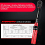 ATsafepro Clé Dynamométrique 1/4", 3-25 Nm, Kit 61 Pièces avec Tournevis Magnétique, Tête Réversible, Précision ±3%, pour Vélo,