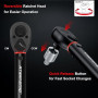 ATsafepro Clé Dynamométrique 1/4", 3-25 Nm, Kit 61 Pièces avec Tournevis Magnétique, Tête Réversible, Précision ±3%, pour Vélo,