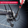 ATsafepro Clé Dynamométrique 1/4", 3-25 Nm, Kit 61 Pièces avec Tournevis Magnétique, Tête Réversible, Précision ±3%, pour Vélo,