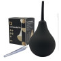 T2 Poire de Lavement 224ml - Douche Anale Homme & Femme avec 2 Embouts Amovibles (1 Souple & 1 Rigide) + Brosse de Nettoyage - K