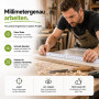 Lot de 10 mètres blancs incassables - Mètre pliant précis de 2 m - Facile à lire