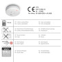 ELRO FS180111 Détecteur de fumée - Conforme à la Norme européenne EN14604, Blanc