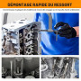 KATSU Tools Kit de compresseur de Ressort de soupape Portable 5 en 1, 10 pièces, pour Voitures, fourgonnettes, Motos, modèle 450