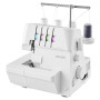 VEVOR Surjeteuse 1250 Points par Minute, Machine à Surjeter Compatibilité 2/3/4 Fils, Machine à Coudre pour Divers Tissus, Entra