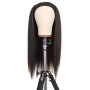 Xtrend 22 Pouces Kinky Straight Yaki Bandeau Perruque Longue Droite Yaki Synthétique Noir Mixte Brun Cheveux Naturel Aspect Band